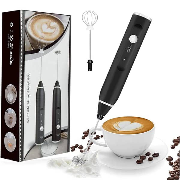 Electric Coffee Mixer Rechargeable Milk Shaker Maker Frother