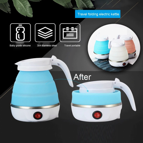 Silicone Foldable Electric kettle For Travel and Houshold, Automatic Function
