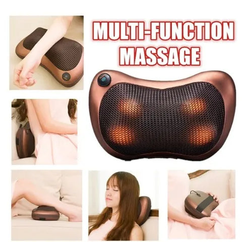 (free home delivery) Multifunctional Body Pillow Massager With Heat, Deep Tissue Kneading, Electric Back Massager