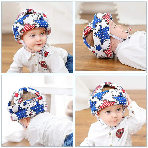 Baby Safety Combo |Knee Pads + Protective Helmet|