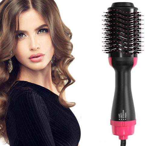 4-in-1 Electric Blow Hair Curler Dryer and Styler Comb Air Brush Straightener(free home delivery)