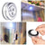 (Pack of 3) LED Clapping Lamp 3 LED Battery Powered Wireless Night Light Stick Tap Touch Push Security Closet Cabinet Kitchen Wall Lamp