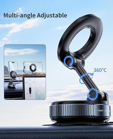 (Free Delivery) 360° Magnetic Vacuum Phone Holder