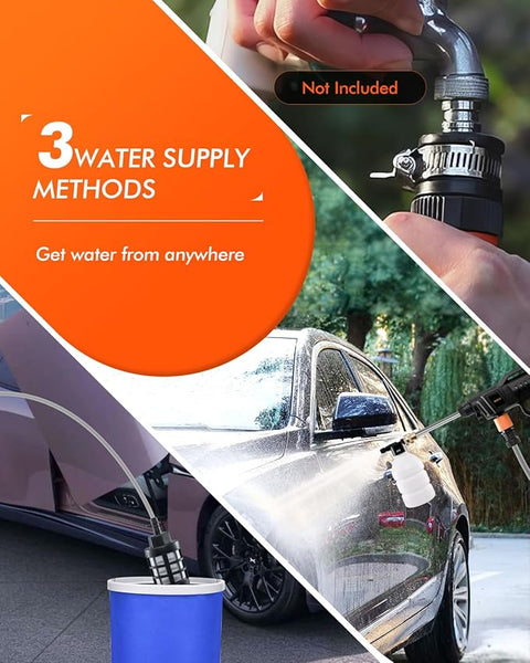 (Free Delivery) Rechargeable 48V Portable Car Wash Gun 💦⚡