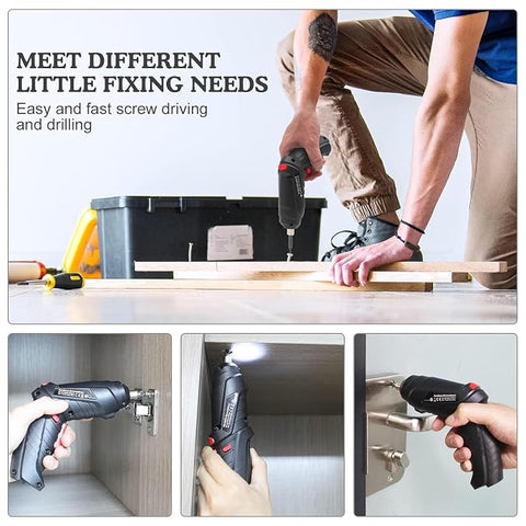 |FREE DELIVERY| Cordless Electric Screwdriver Set – 47 Pcs