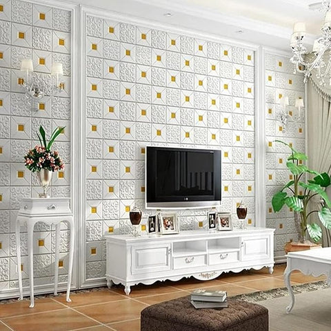 Premium 3D Self-Adhesive Wall Sheet | Pack of 3 Sheets | 2.5 ft × 2.5 ft (30 × 30 inches)