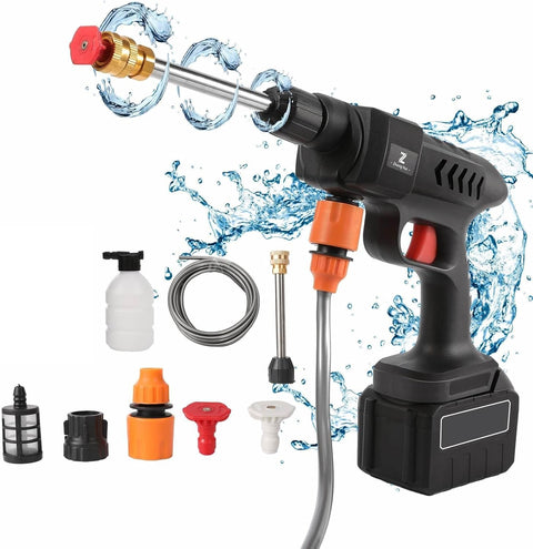 (Free Delivery) Rechargeable 48V Portable Car Wash Gun 💦⚡