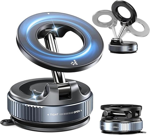 (Free Delivery) 360° Magnetic Vacuum Phone Holder