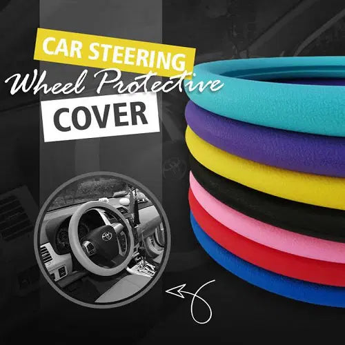 3Pcs Car Accessories Decoration Steering Wheel Cover + Handbrake Cover +  Gear Shift Cover