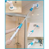Rechargeable Spin Scrubber Long Handle Cleaning Brush
