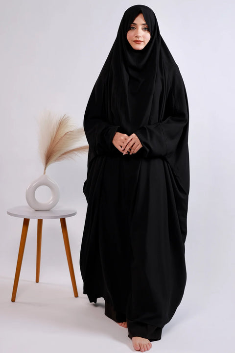 Full Coverage Printed Namaz Chadar with Sleeves-Full Length