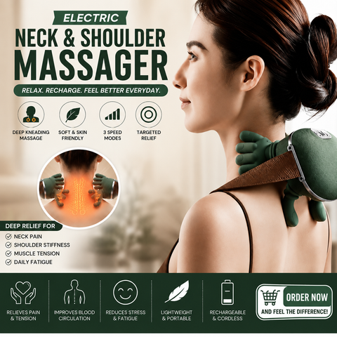 FREE HOME DELIVERY| Electric Neck and Shoulder Massager