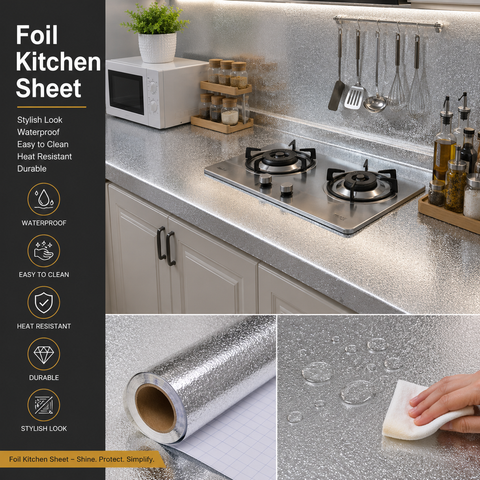 Self Adhesive Waterproof Marble Sheets Roll:(60cm X 200cm)