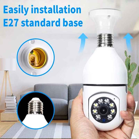 Free Home Delivery - 360° WiFi 1080p Bulb Camera