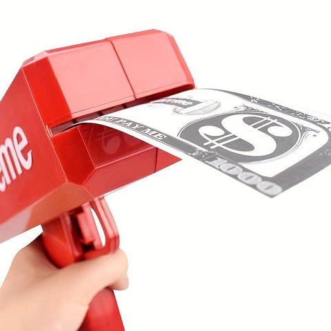 Large Supreme Money Gun Cash Cannon Make It Rain Gun Money Toy Gun