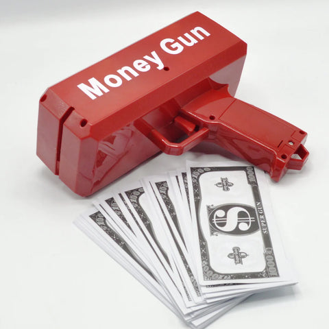 Large Supreme Money Gun Cash Cannon Make It Rain Gun Money Toy Gun