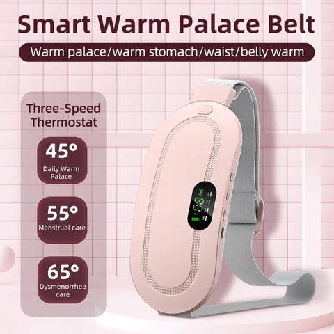 (free home delivery) Smart Warm Palace Belt, Portable, Rechargeable & Cordless Heating Pad for Menstrual Pain or Back Pain, Back or Belly Warm Belt