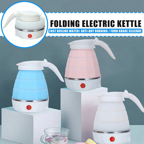 Silicone Foldable Electric kettle For Travel and Houshold, Automatic Function