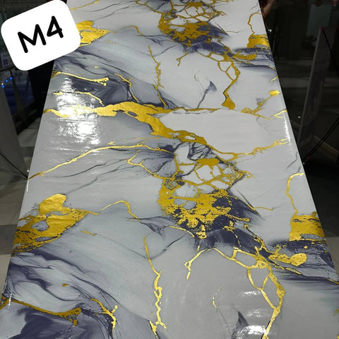 Self Adhesive Waterproof Marble Sheets Roll:(60cm X 200cm)