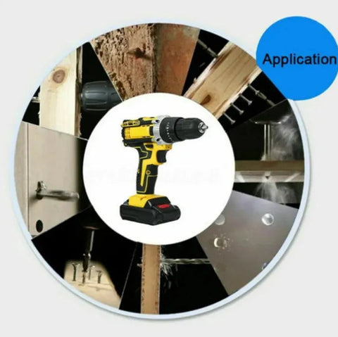 |FREE DELIVERY| 48V Cordless Drill Machine Kit – Dual Battery, Fast Charger & Drill Bit Set | Open Parcel Before Payment