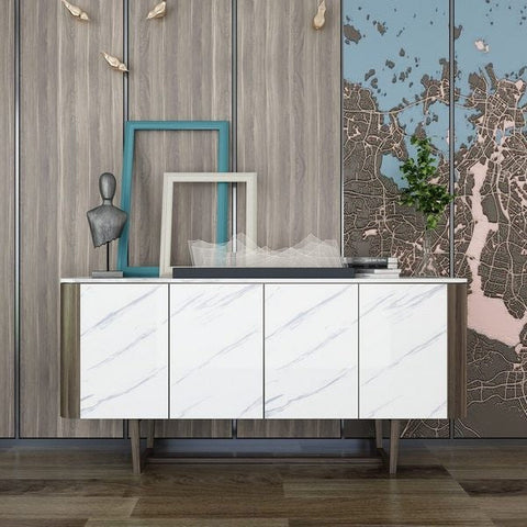 Waterproof Marble Sheets, Self Adhesive PVC Sheet Rolls Size: (6.5ft Lenghth X 2ft  Width)