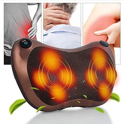 (free home delivery) Multifunctional Body Pillow Massager With Heat, Deep Tissue Kneading, Electric Back Massager