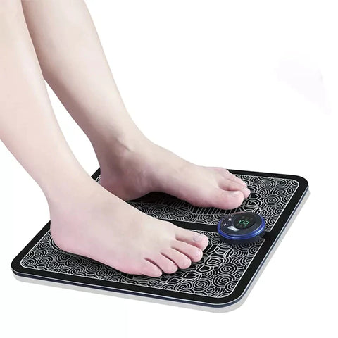 Rechargeable Portable EMS Electric Foot Massage Pad Feet Simulator