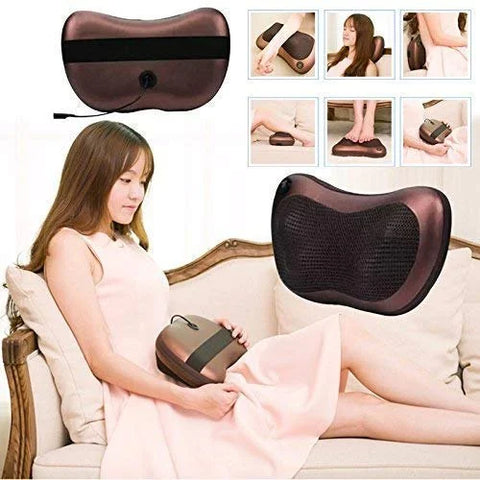 (free home delivery) Multifunctional Body Pillow Massager With Heat, Deep Tissue Kneading, Electric Back Massager