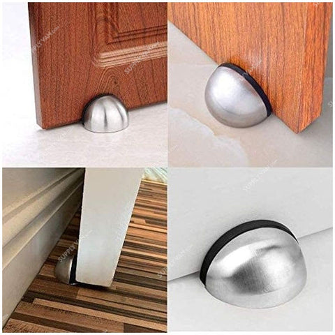 Stainless Steel Floor Door Stopper – Heavy-Duty Door Stop for Wall & Door Protection