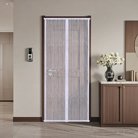 (Free Deliverey) Mosquito Door Net Mesh Screen – Magnetic Hands Free Closer