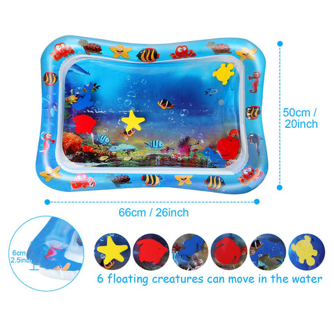 Baby Tummy Time Water Play Mat | Limited Offer Upto 50% Off