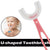 (Pack of 2) Silicone Baby U shaped Tooth Brush, Gum Protector Soft Toothbrush