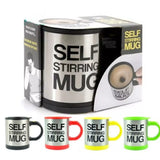 Stainless Steel Self Stirring Coffee Mug