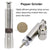 Stainless Steel Mini Pepper Grinder Mill Premium Tall Premium Salt Shaker Push-Button