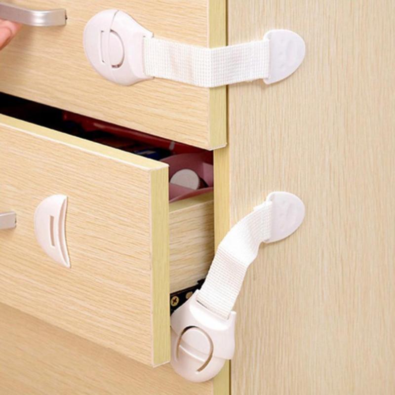 Pack of 3 - Child Safety Lock Baby Child Safety Care Plastic Lock