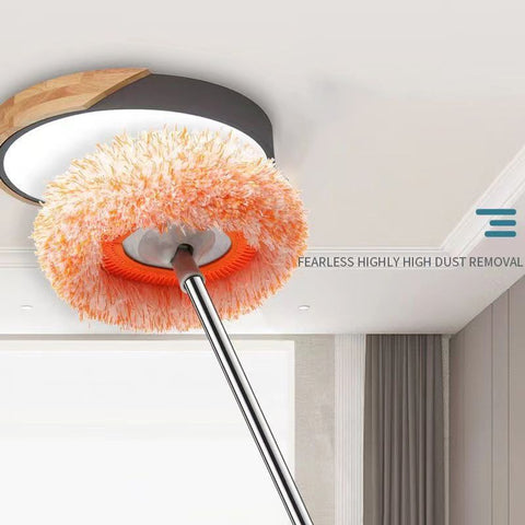 High quality 360 degree rotating floor mop, wall cleaner with long handle cleaning tool