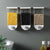 Set of 2 Wall Mounted Easy Press- Kitchen Food Storage Container Cereal Dispenser