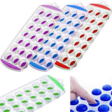 21 Round Slots Diy Ice Cube Tray Summer Ice Mold Soft Silicone Ice Cream Tools