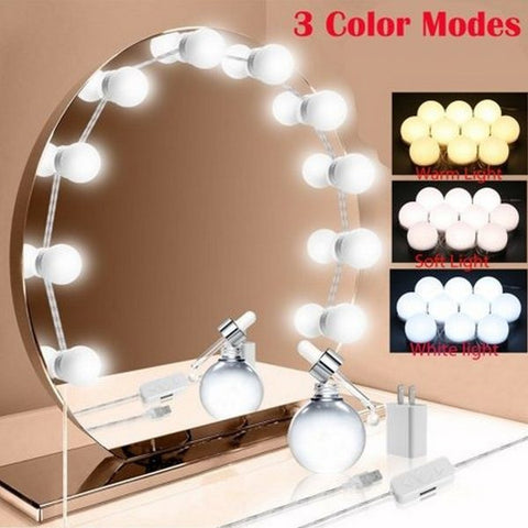 LED Mirror Lights Make Up Vanity Mirror Light with 10 Light for Makeup Dressing Table