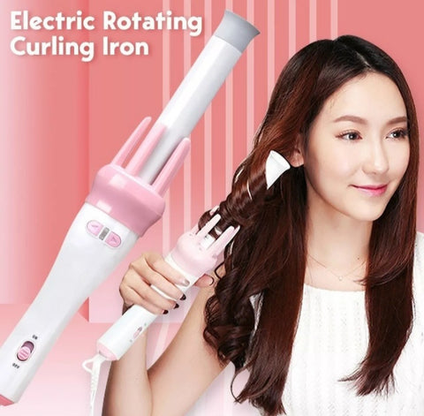 Automatic Hair Curler Spin 360° Rotating Hair Styling Roller Auto Wavy Iron 30s Instant Ceramic Heat Wand