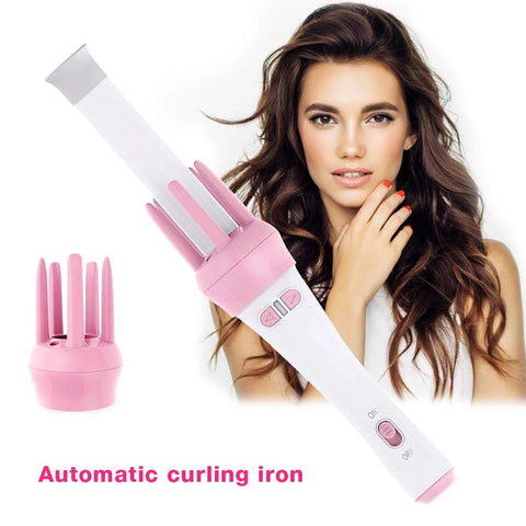 Automatic Hair Curler Spin 360° Rotating Hair Styling Roller Auto Wavy Iron 30s Instant Ceramic Heat Wand