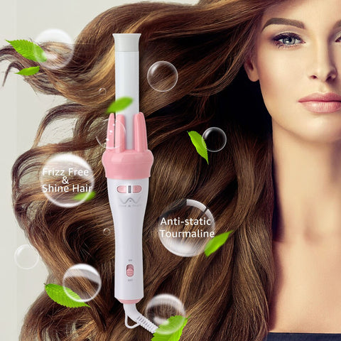 Automatic Hair Curler Spin 360° Rotating Hair Styling Roller Auto Wavy Iron 30s Instant Ceramic Heat Wand