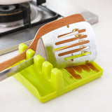 Kitchen Spoon Holders Fork Spatula Rack Shelf Organizer Plastic Spoon Rest Chopsticks Holder
