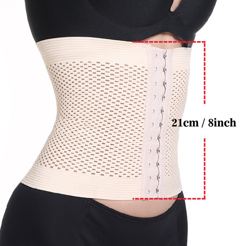 Women Body Shaper Slim Waist Tummy Girdle Belt with Adjustable Hooks, –  Bachat dukan