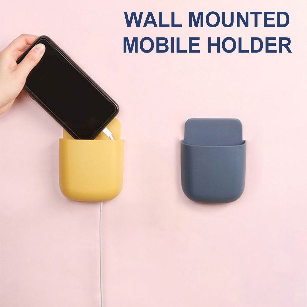 (Pack of 2) Wall mounted Mobile Phone Charging Holder