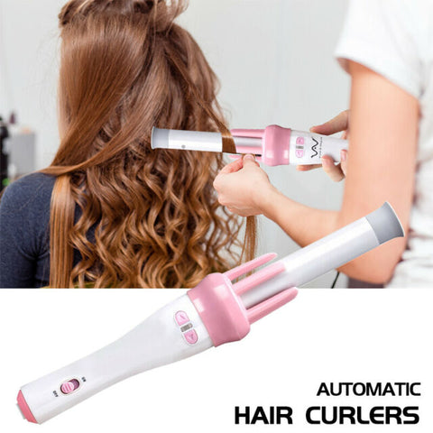 Automatic Hair Curler Spin 360° Rotating Hair Styling Roller Auto Wavy Iron 30s Instant Ceramic Heat Wand