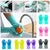 2 Pair (4PCS) Magic Dish washing Gloves with scrubber, Silicone Cleaning Reusable Scrub Gloves for Wash Dish