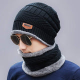 2 Pcs Beanie Cap Set, Wool cap with neck warmer for men women| Beanie Hat |Warm Toppi beanie Hat