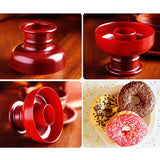 Pack of 2 DIY Doughnut Maker Cutter Mold Desserts Fondant Cookie Mould