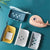 (Pack of 2) Self-Adhesive Wall Mounted Whale Shape Soap Box Bathroom Drain Soap Holder Rack
